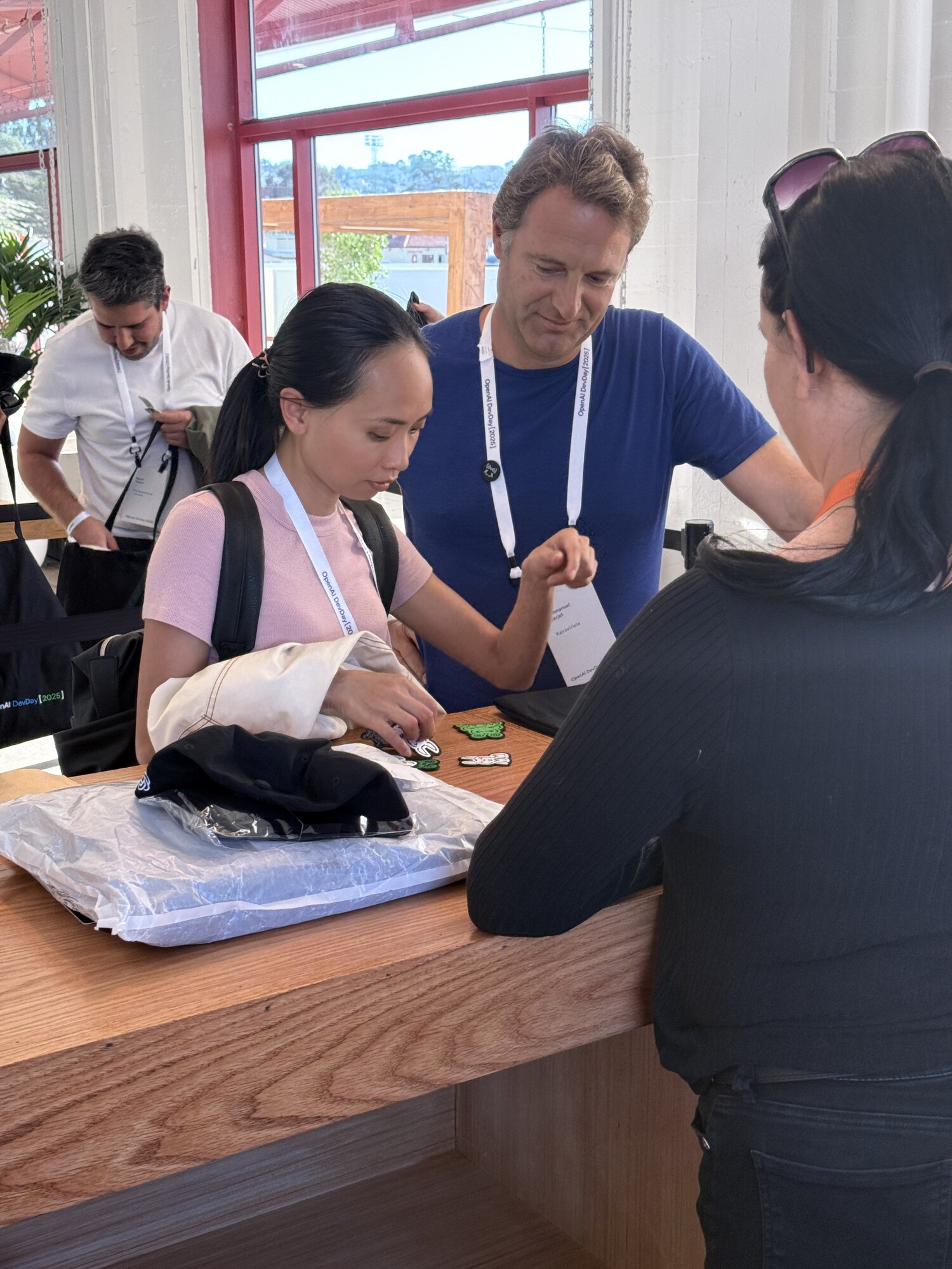 Live Patch Bar at Fort Mason, San Francisco — live printing by Merch Troop